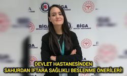 Devlet Hastanesinden sahurdan iftara sağlıklı beslenme önerileri!