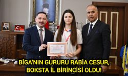 Biga'nın gururu Rabia Cesur, boksta il birincisi oldu!