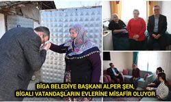 Biga Belediye Başkanı Alper Şen, Bigalı Vatandaşların Evlerine Misafir Oluyor