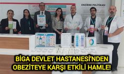 Biga Devlet Hastanesi'nden obeziteye karşı etkili hamle!