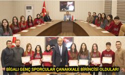 Bigalı genç sporcular Çanakkale birincisi oldular!