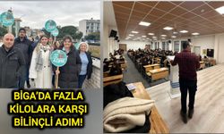 Biga’da fazla kilolara karşı bilinçli adım!