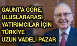 Gaunt'a göre, uluslararası yatırımcılar için Türkiye uzun vadeli pazar