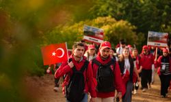 Gelibolu Yarımadası'nda 57. Alay Vefa Yürüyüşü Conkbayırı'nda sona erdi