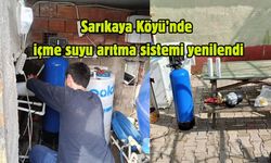 Sarıkaya Köyü’nde içme suyu arıtma sistemi yenilendi