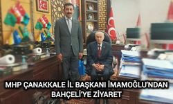 MHP Çanakkale İl Başkanı İmamoğlu'ndan Bahçeli’ye Ziyaret