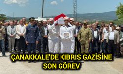 Çanakkale'de Kıbrıs Gazisine Son Görev