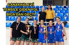 Çanakkale'yi temsile giden yol Biga’dan geçti