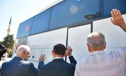 Hac Yolcuları Biga’dan Dualarla Uğurlandı