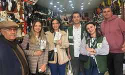 Yeşilay ekipleri Keşan'da esnafı ve vatandaşları bilgilendirdi