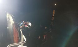 Ayvalık açıklarında 13'ü çocuk, 43 düzensiz göçmen yakalandı