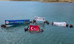 Gökçeada'da deniz ve kıyı temizliği yapıldı