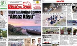 Biga'nın Sesi Gazetesi 7 Mayıs Çarşamba