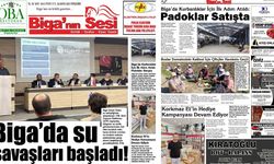Biga'nın Sesi Gazetesi 8 Mayıs Perşembe