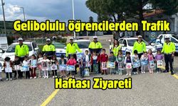 Gelibolulu öğrencilerden Trafik Haftası Ziyareti