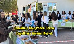 Çanakkale Koleji’nden Görme Engellilere Anlamlı Destek
