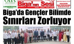 Çanakkale Biga'nın Sesi Gazetesi 24 Mayıs Cumartesi