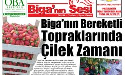 Biga'nın Sesi Gazetesi 15 Mayıs Perşembe