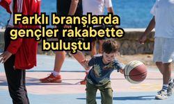 Farklı branşlarda gençler rakabette buluştu