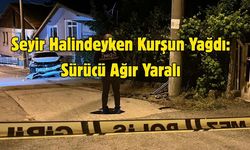 Seyir Halindeyken Kurşun Yağdı: Sürücü Ağır Yaralı