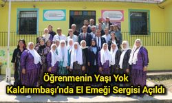 Öğrenmenin Yaşı Yok: Kaldırımbaşı’nda El Emeği Sergisi Açıldı