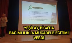 Yeşilay, Biga'da Bağımlılıkla Mücadele Eğitimi Verdi