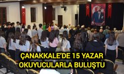 Çanakkale’de 15 yazar okuyucularla buluştu
