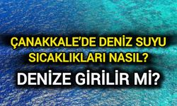 Çanakkale’de deniz suyu sıcaklıkları nasıl? Denize girilir mi?