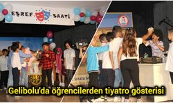 Çanakkale Gelibolu'da öğrencilerden tiyatro gösterisi