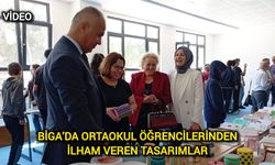 Biga’da Ortaokul Öğrencilerinden İlham Veren Tasarımlar