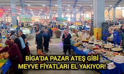 Biga’da Pazar Ateş Gibi: Meyve Fiyatları El Yakıyor!