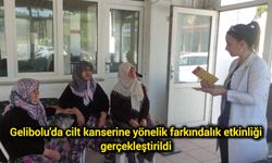 Çanakkale Gelibolu'da cilt kanserine yönelik farkındalık etkinliği gerçekleştirildi