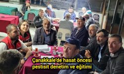 Çanakkale’de hasat öncesi pestisit denetim ve eğitimi