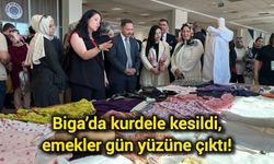 Biga’da kurdele kesildi, emekler gün yüzüne çıktı!