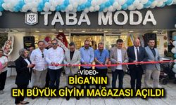 Biga’nın en büyük giyim mağazası açıldı