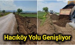 Hacıköy Yolu Genişliyor