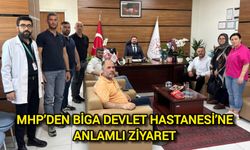 MHP’den Biga Devlet Hastanesi’ne Anlamlı Ziyaret