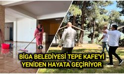Biga Belediyesi Tepe Kafe’yi Yeniden Hayata Geçiriyor