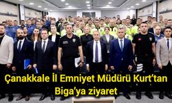 İl Emniyet Müdürü Kurt’tan Biga’ya ziyaret