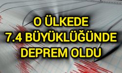 O ülkede 7,4 büyüklüğünde deprem