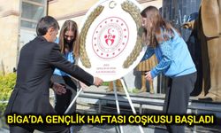 Biga’da Gençlik Haftası Coşkusu Başladı