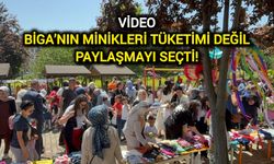 Çanakkale ruhu bu kez takasla yaşatıldı: Anaokulundan paylaşım dersi