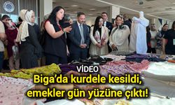 Biga’da kurdele kesildi, emekler gün yüzüne çıktı!