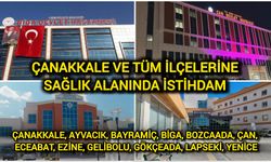 Çanakkale ve Tüm İlçelerine Sağlık Alanında İstihdam: Personel Alımı Yapılacak!