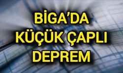 Biga’da Sabah Saatlerinde Deprem