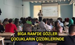 Çanakkale Biga’da Çocukların Duyguları Resimlerle Konuşuyor