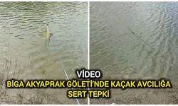 Biga Akyaprak Göleti’nde Kaçak Avcılığa Sert Tepki