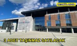 3 Adet Taşınmaz Satılacak