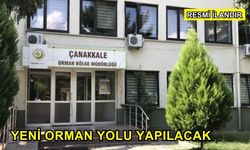 Yeni Orman Yolu Yapılacak