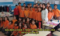 Çanakkale Gelibolu'dan 1.766 Kilometre Uzaklığa Sevgi ve Neşe